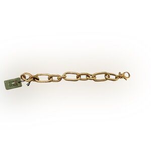 Mia Fiore 18k Gold-Plated Sterling Silver Thick-Link Bracelet with Lobster Clasp